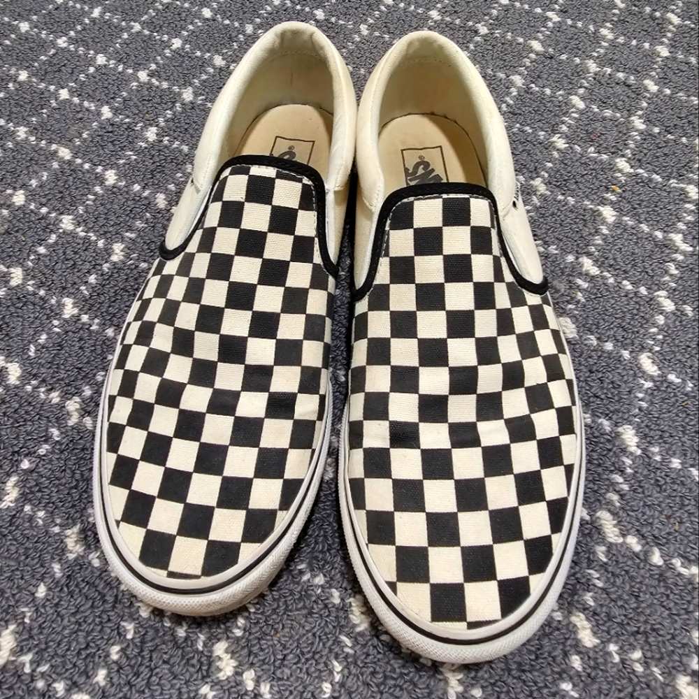 Size 11 Mens Checkerboard Vans